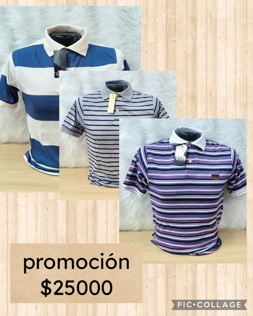 Camisetas tipo polo de hombre