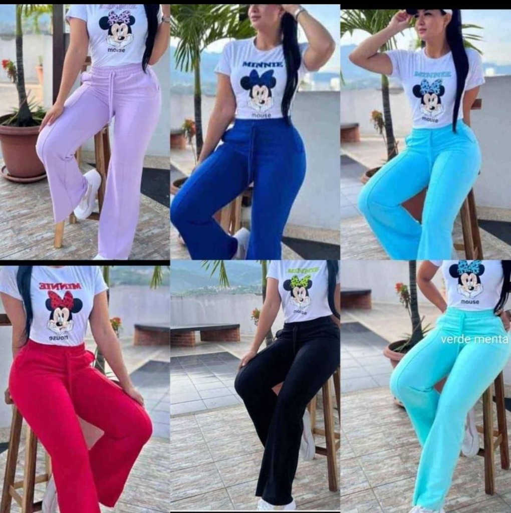 Deportivo mujer jogger + blusa