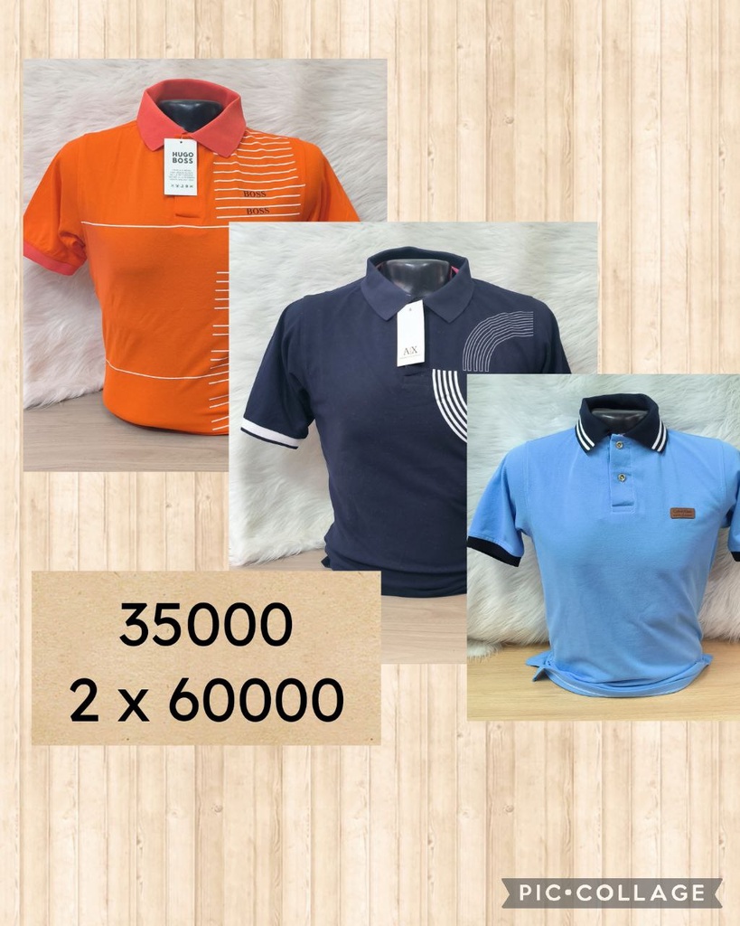 Camisetas tipo polo de hombre